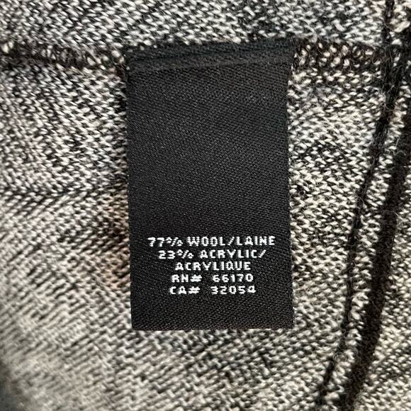 Knitted & Knotted Patterned Dress M Womens Scallop V Neck Cap Sleeve Mini Wool - Picture 6 of 6